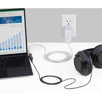 Startech.Com Usb C Audio & Charge Adapter - Usb-C Audio Adapter W/ 3.5Mm Trrs Headphone/Headset Jack