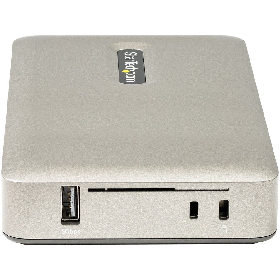 Startech.Com Usb C Dock - Usb-C To Displayport 4K 30Hz Or Vga - 65W Power Delivery Pass-Through Charging - 4-Port Usb 3.1 Gen 1 Hub - Universal Usb-C Laptop Docking Station With Ethernet