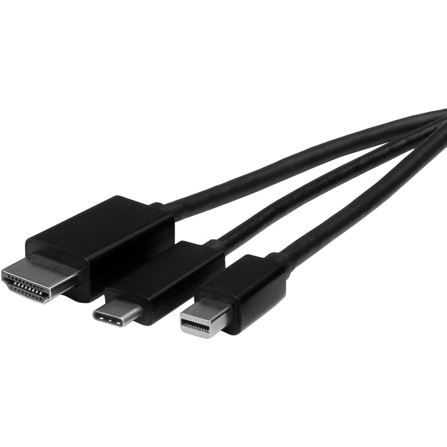 Startech.Com Usb-C, Hdmi Or Mini Displayport To Hdmi Converter Cable - 2 M (6 Ft.)