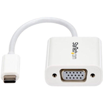 Startech.Com Usb-C To Vga Adapter - White