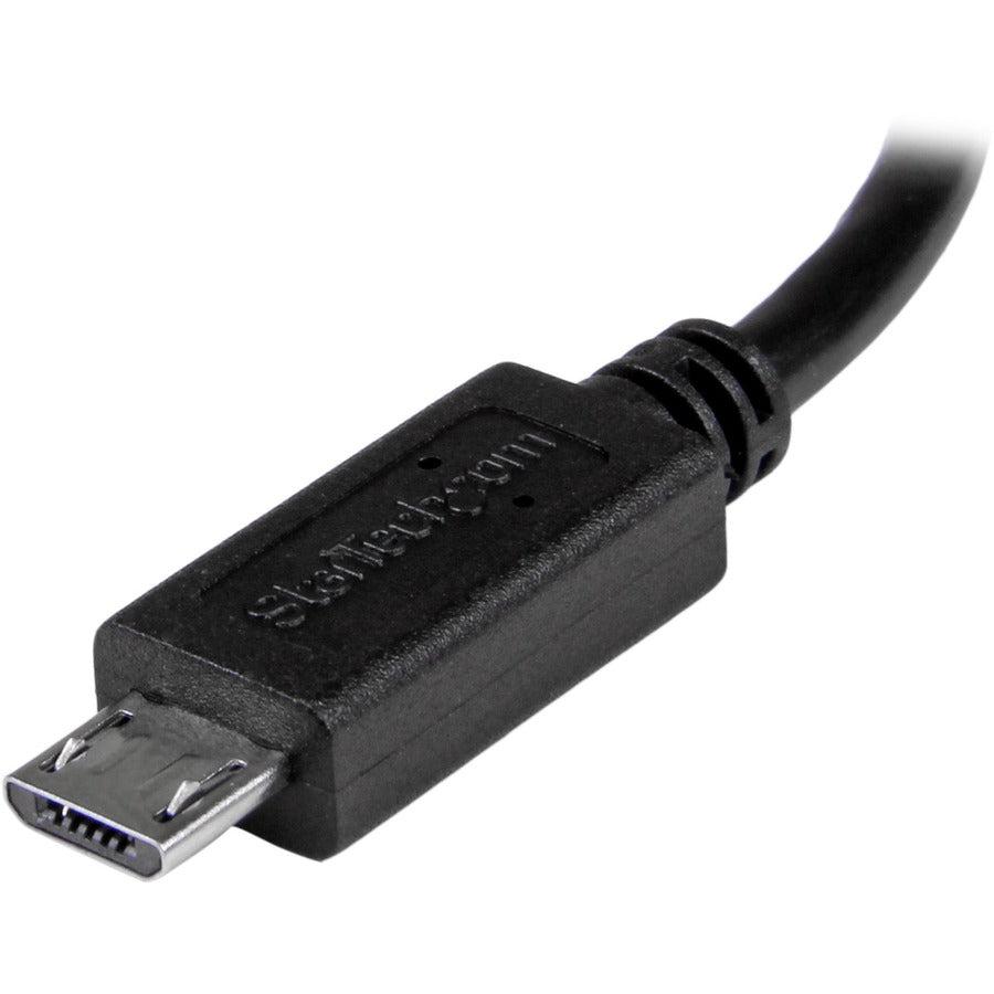 Startech.Com Usb Otg Cable - Micro Usb To Mini Usb - M/M - 8 In.