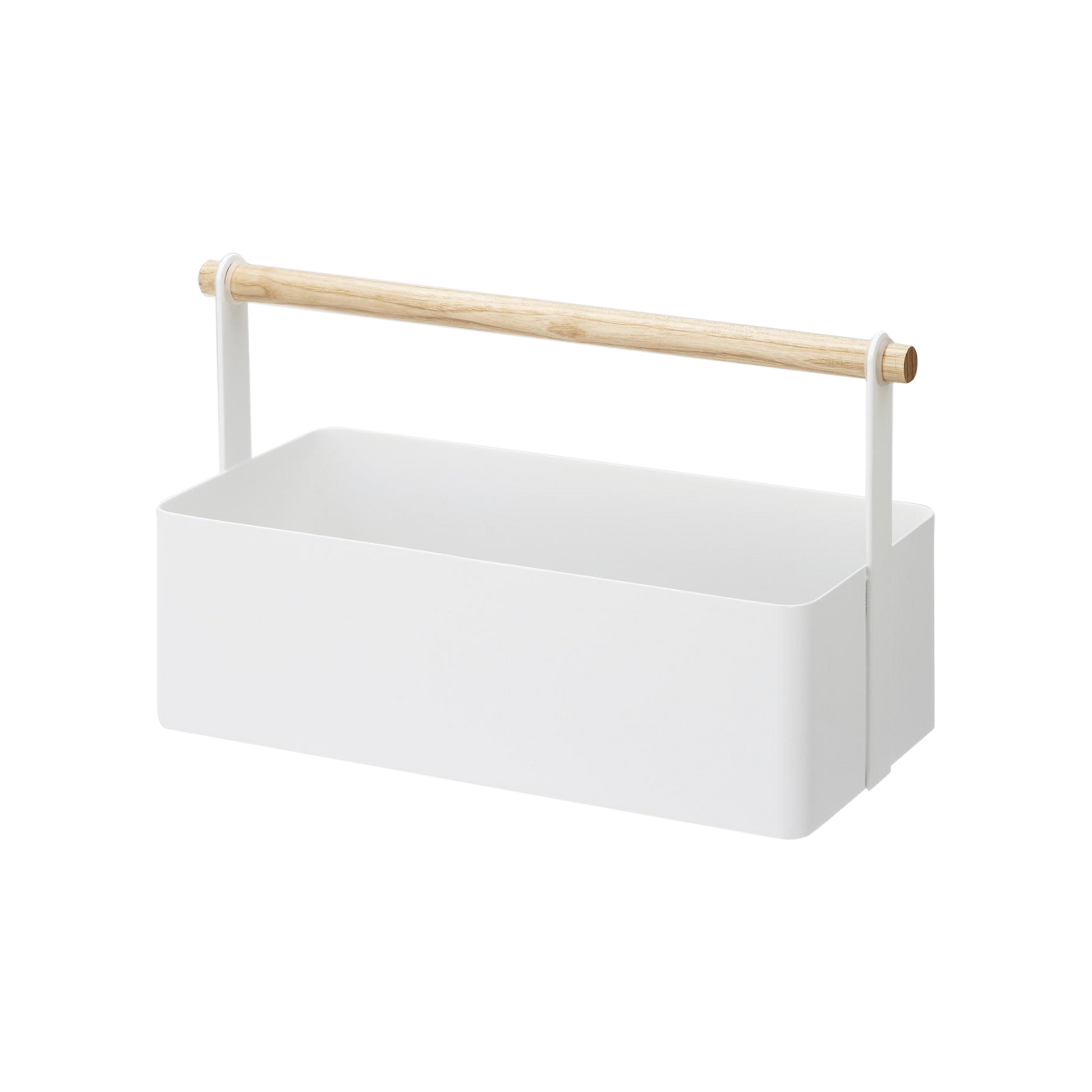 Storage Caddy - 2 Sizes - Steel + Wood