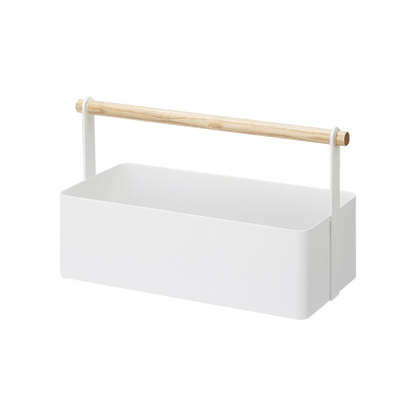 Storage Caddy - 2 Sizes - Steel + Wood