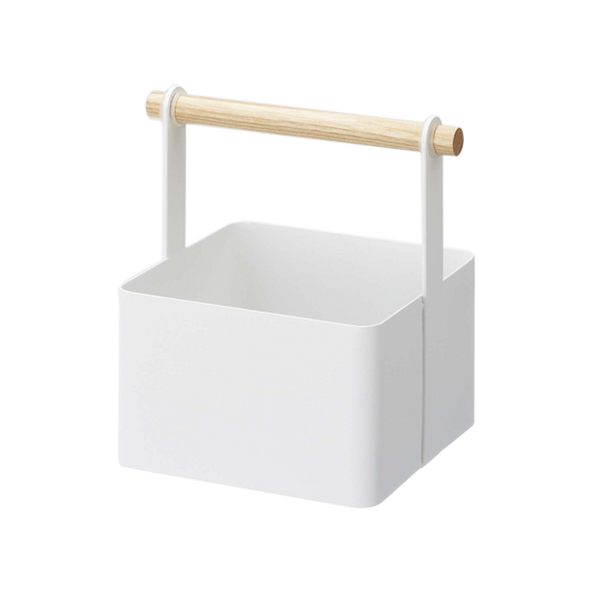 Storage Caddy - 2 Sizes - Steel + Wood