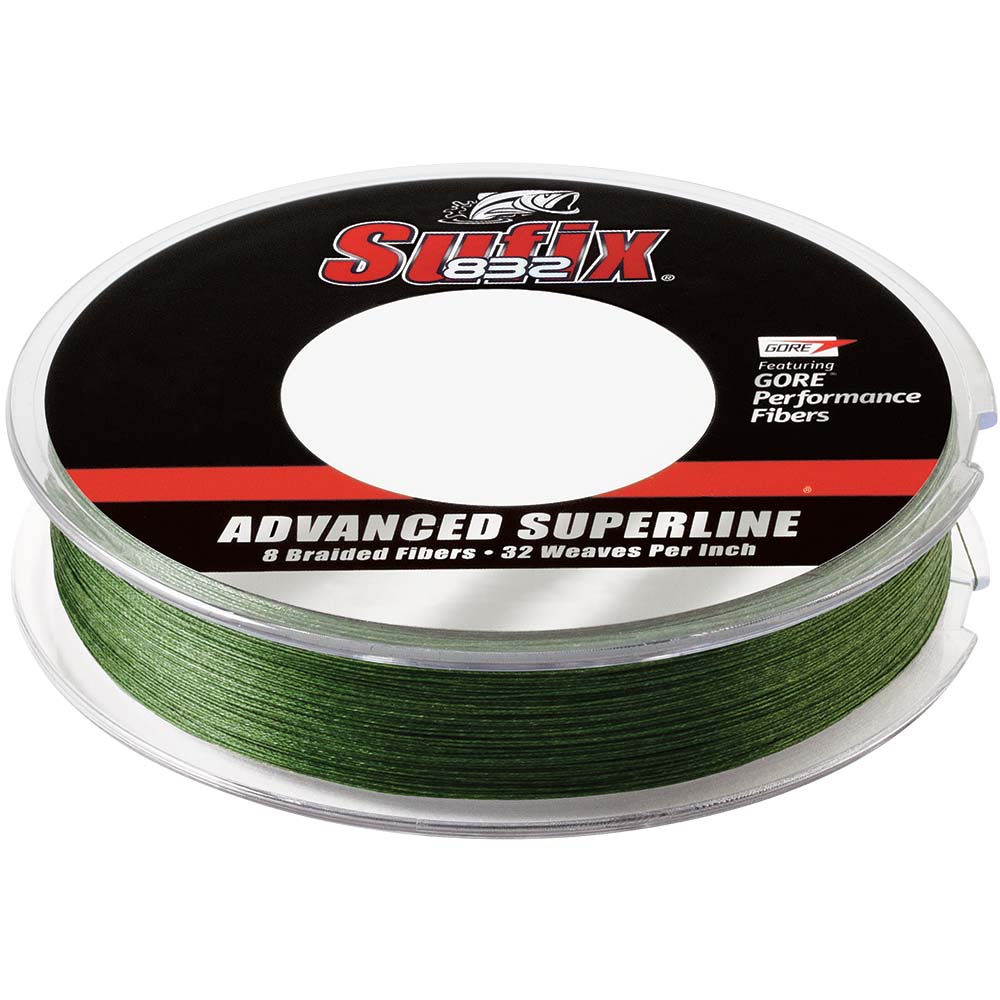 Sufix 832&reg; Advanced Superline&reg; Braid - 10lb - Low-Vis Green - 300 yds