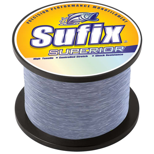 Sufix Superior Smoke Blue Monofilament - 25lb - 4710 yds