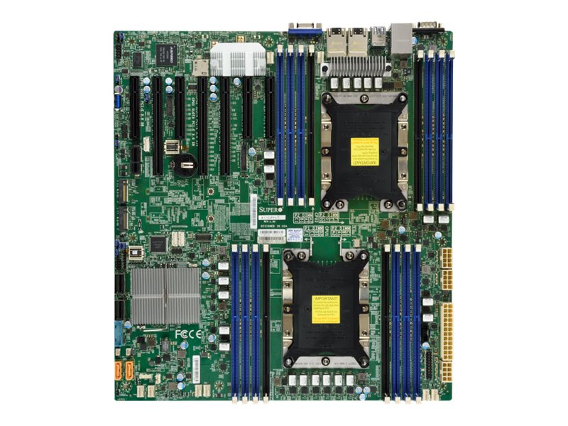 Supermicro X11Dph-I - Motherboard - Extended Atx - Socket P - 2 Cpus Supported - C621 Chipset - Usb 3.0 - 2 X Gigabit Lan - Onboard Graphics