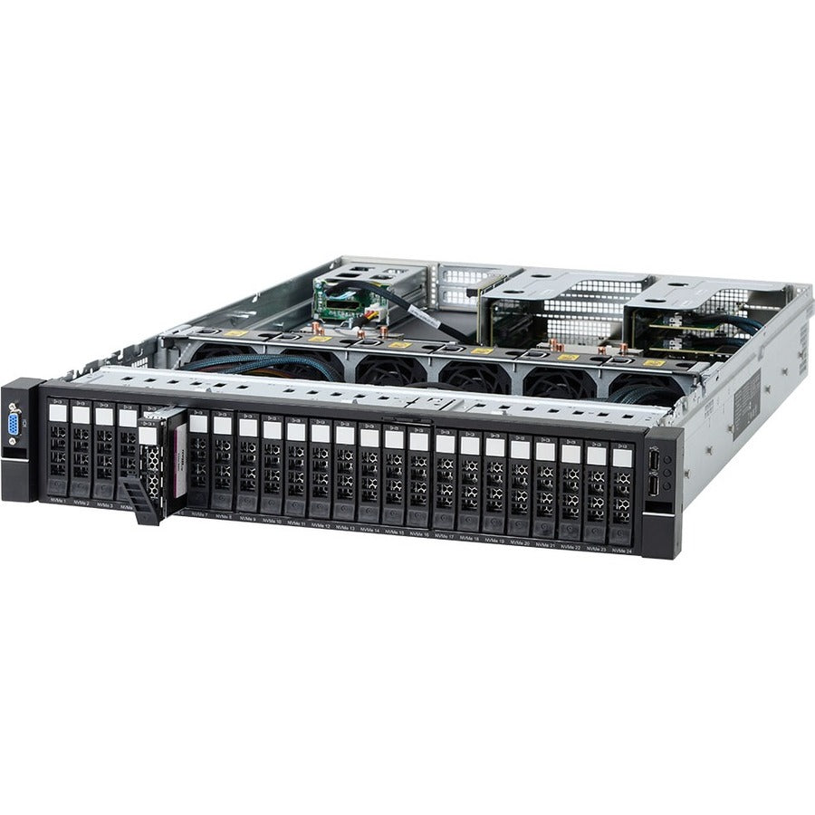 Svr2U24-24 38.4Tb 6140 256G,2X10Gbe Ntaa Pcie Ri-1.7Dw/D Se