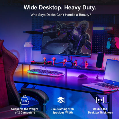 T -Shaped Series Gaming Desk GTP210