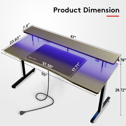 T -Shaped Series Gaming Desk GTP210