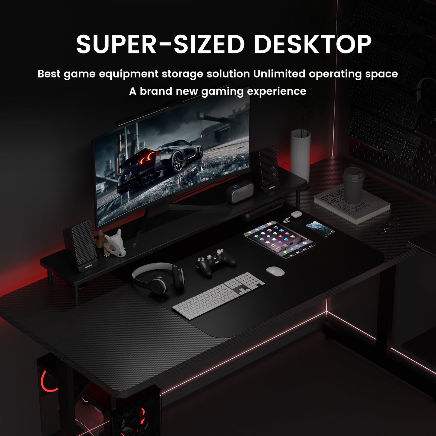 T-Shaped Series RGB Gaming Desk GTP200