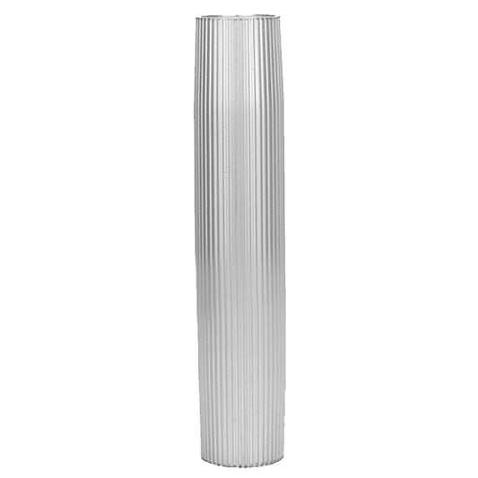 TACO Aluminum Ribbed Table Pedestal - 2-3/8" O.D. - 26" Length