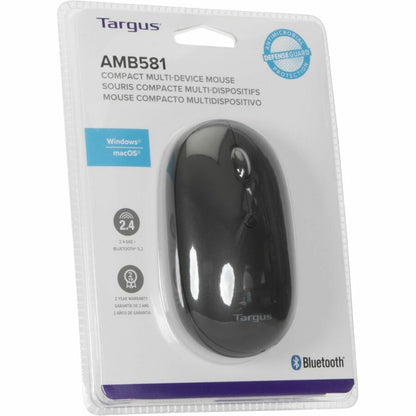 Targus Amb581Gl Mouse Ambidextrous Rf Wireless+Bluetooth