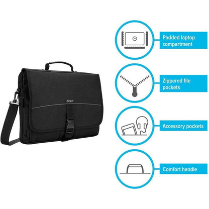 Targus Messenger Notebook Case 39.1 Cm (15.4") Messenger Case Black