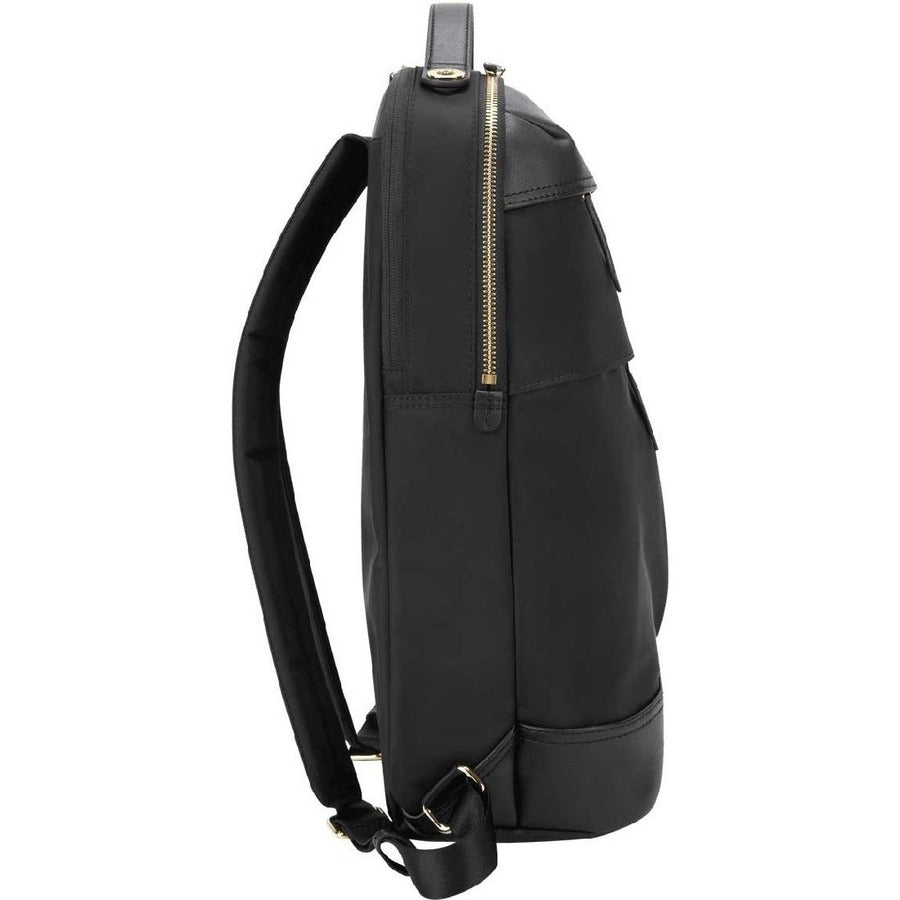 Targus Newport Backpack Black Leatherette, Nylon