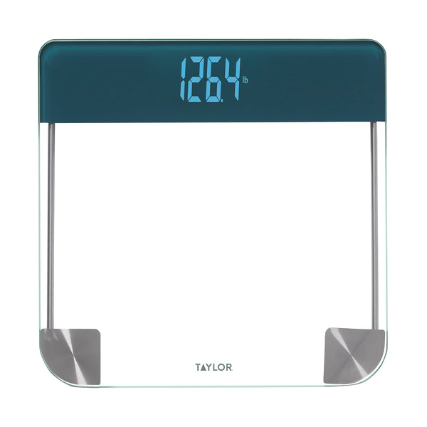 Taylor Precision Products 5283752 Clear Glass Bath Scale with Magic ...
