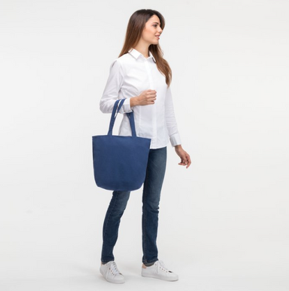 The Maine Zippered Cotton Tote Bag – Stylish, Secure, and Perfect for Carrying Your Essentials with Ease