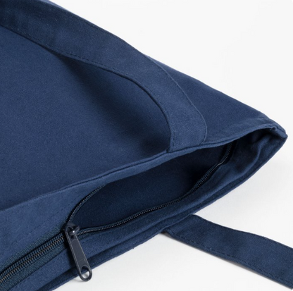 The Maine Zippered Cotton Tote Bag – Stylish, Secure, and Perfect for Carrying Your Essentials with Ease