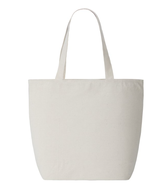 The Maine Zippered Cotton Tote Bag – Stylish, Secure, and Perfect for Carrying Your Essentials with Ease