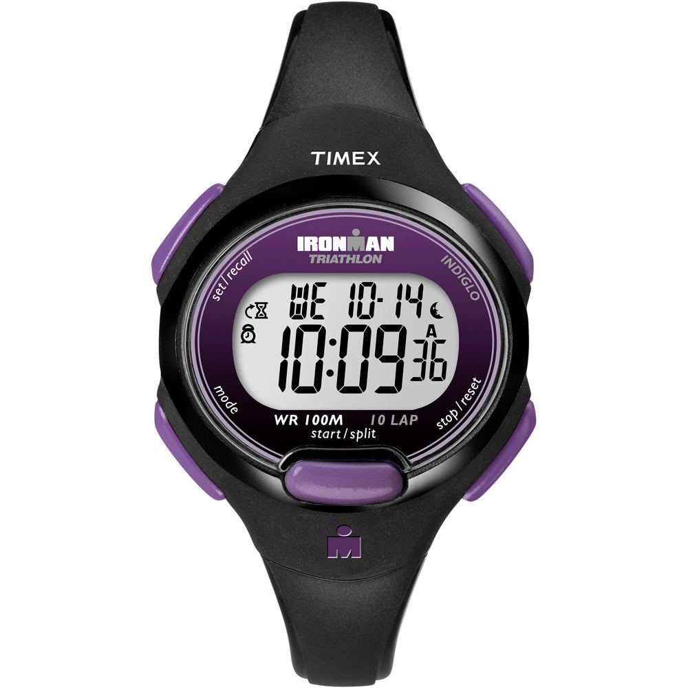 Timex IRONMAN&reg; 10-Lap Watch - Mid-Size - Purple/Black