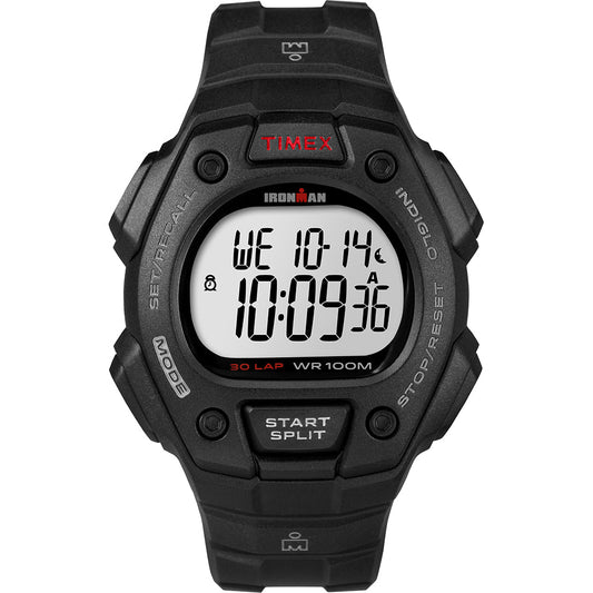 Timex IRONMAN&reg; Classic 30 Lap Full-Size Watch - Black/Red