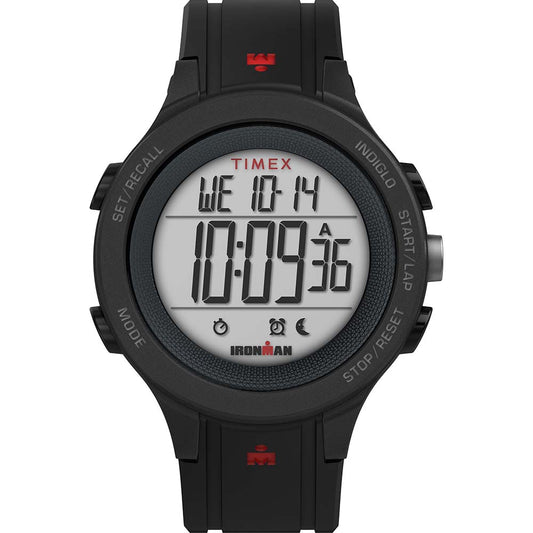Timex IRONMAN&reg; T200 42mm Watch - Silicone Strap - Black/Red