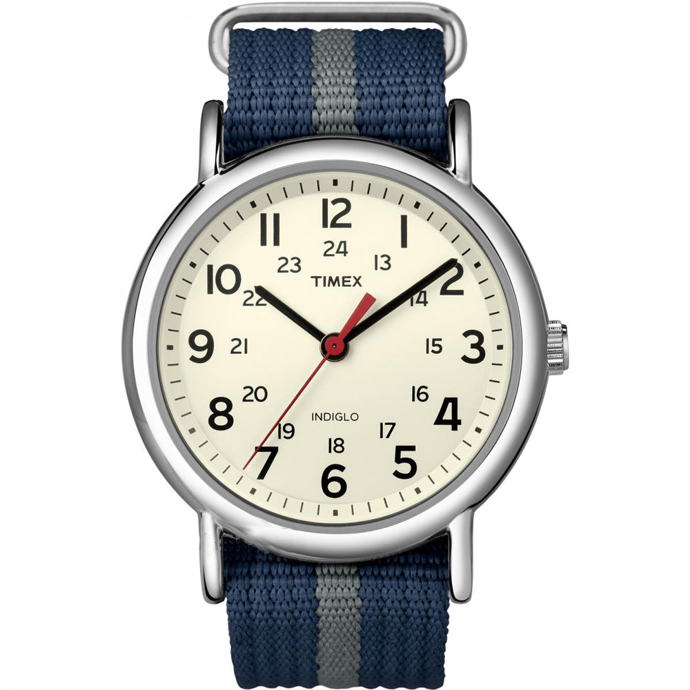 Timex Weekender&reg; Slip-Thru Watch - Navy/Grey