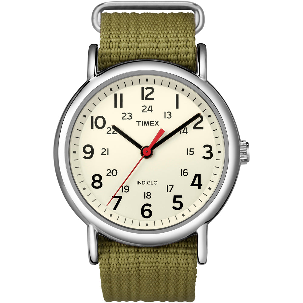 Timex Weekender&reg; Slip-Thru Watch - Olive Green