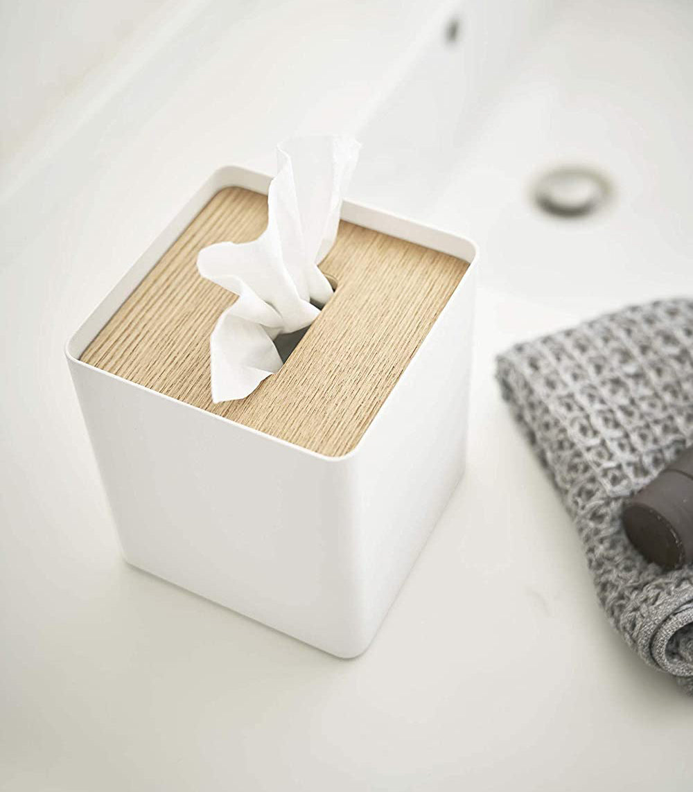 Tissue Box Cover - Square - Steel