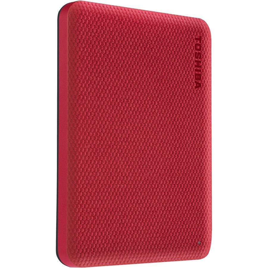 Toshiba 2Tb Canvio Advance Portable External Hard Drive Usb 3.0 Model Hdtca20Xr3Aa Red