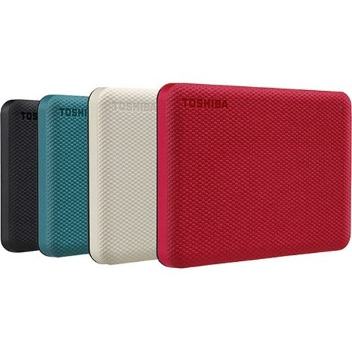 Toshiba-Imsourcing Canvio Advance Hdtca40Xr3Ca 4 Tb Portable Hard Drive - External - Red