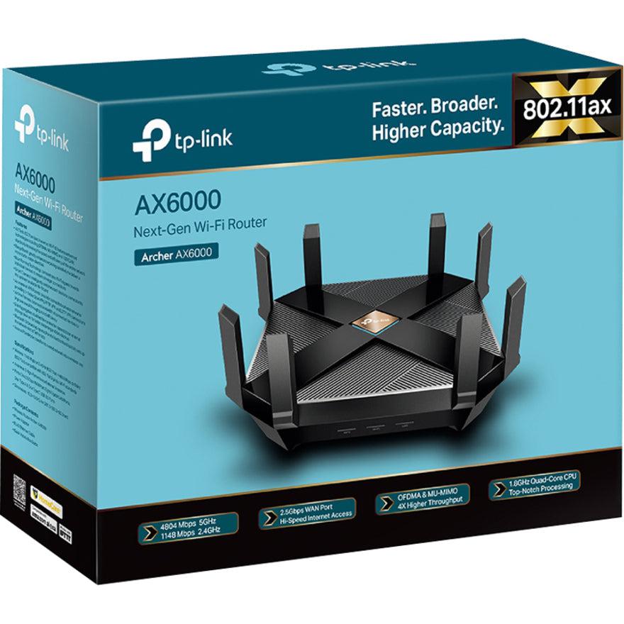 Tp-Link Archer Ax6000 - Wi-Fi 6 Ieee 802.11Ax Ethernet Wireless Router Archer AX6000