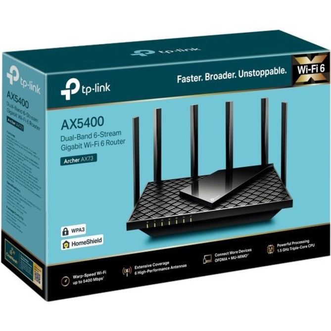 Tp-Link Archer Ax73 - Dual Band Gigabit Wireless Internet Router ARCHER AX73