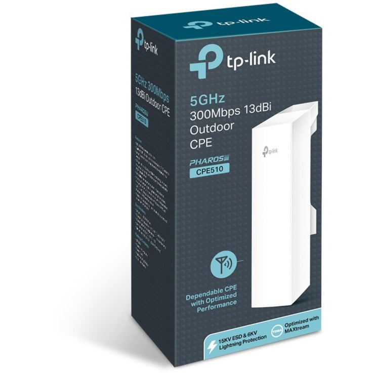 Tp-Link Cpe510 - 5Ghz N300 Long Range Outdoor Cpe For Ptp And Ptmp Transmission