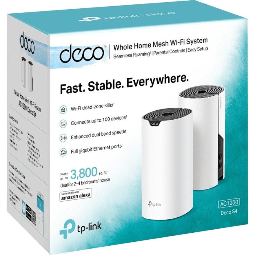 Tp-Link Deco S4(2-Pack) - Deco Whole Home Mesh Wifi System