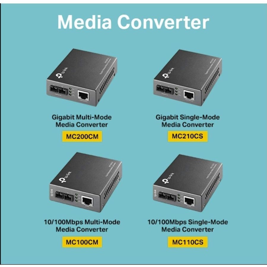 Tp-Link Mc100Cm - Fast Ethernet Sfp To Rj45 Fiber Media Converter
