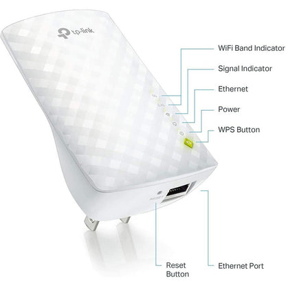 Tp-Link Re220 - Dual Band Ieee 802.11Ac 750 Mbit/S Wireless Range Extender