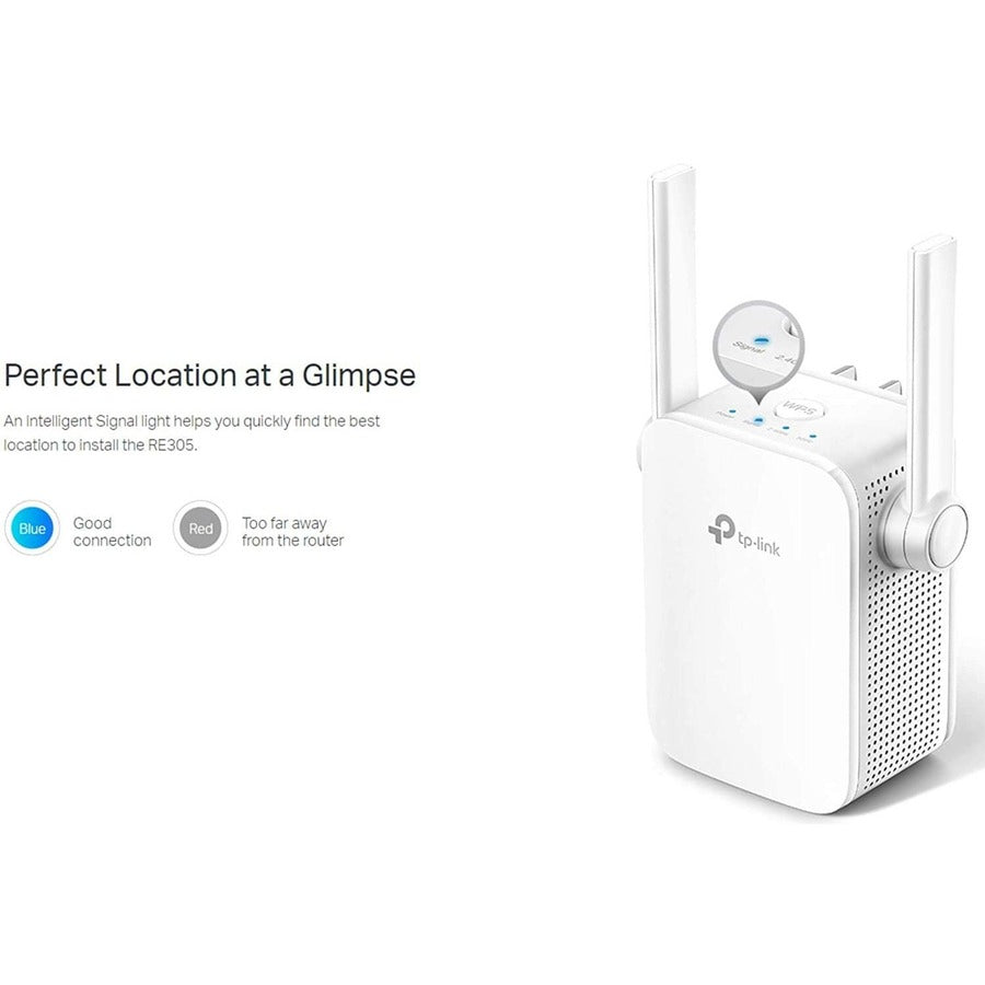 Tp-Link Re305 - Dual Band Ieee 802.11Ac 1.17 Gbit/S Wireless Range Extender