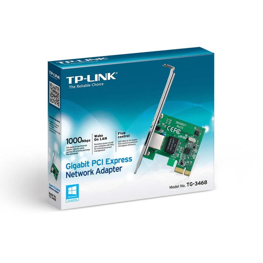 Tp-Link Tg-3468 -10/100/1000Mbps Gigabit Ethernet Pci Express Network Card