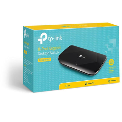 Tp-Link Tl-Sg1008D 8-Port Unmanaged Gigabit Desktop Switch