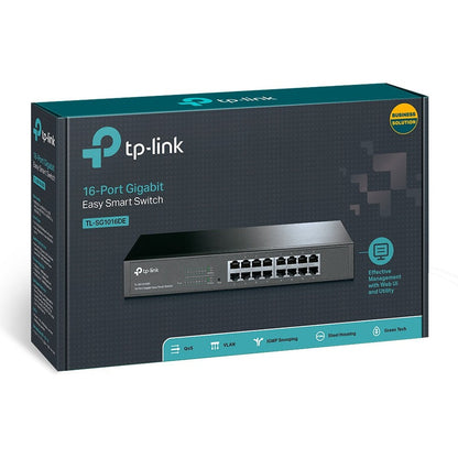 Tp-Link Tl-Sg1016De - 16-Port Gigabit Easy Smart Switch - Limited Lifetime Protection