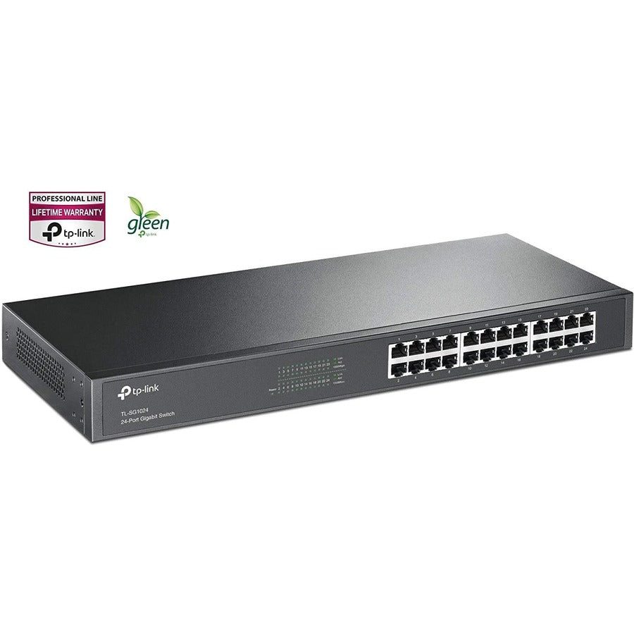 Tp-Link Tl-Sg1024 - 24-Port Gigabit Ethernet Switch - Limited Lifetime Protection