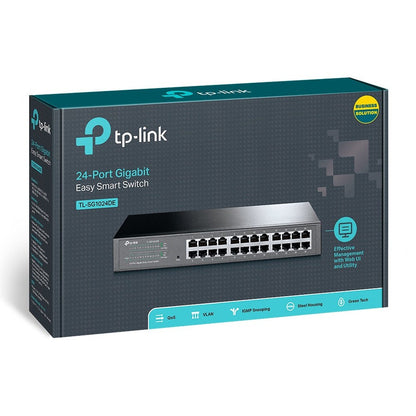 Tp-Link Tl-Sg1024De - 24-Port Gigabit Easy Smart Switch - Limited Lifetime Protection