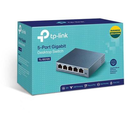 Tp-Link Tl-Sg105 - 5 Port Gigabit Unmanaged Ethernet Network Switch - Limited Lifetime Protection