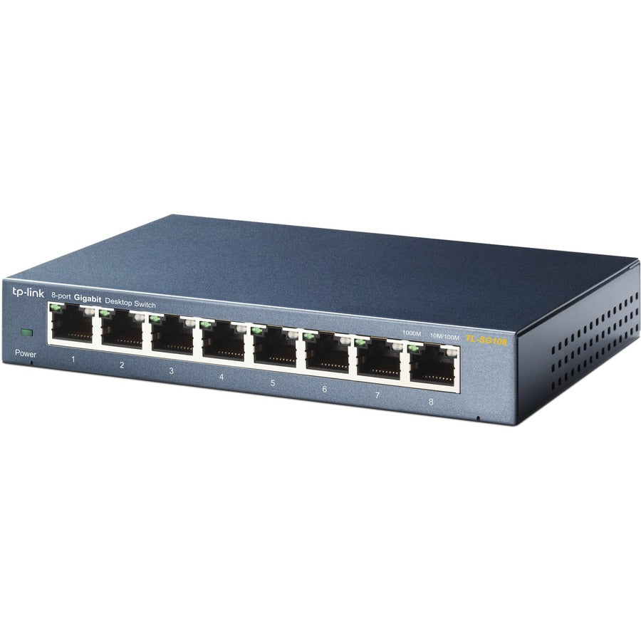 Tp-Link Tl-Sg108 - 8 Port Gigabit Unmanaged Ethernet Network Switch - Limited Lifetime Protection