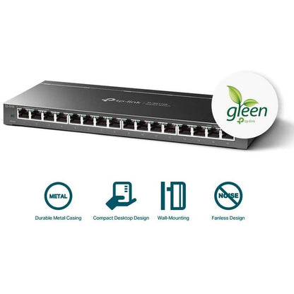 Tp-Link Tl-Sg116E - 16-Port Gigabit Easy Smart Switch - Limited Lifetime Protection