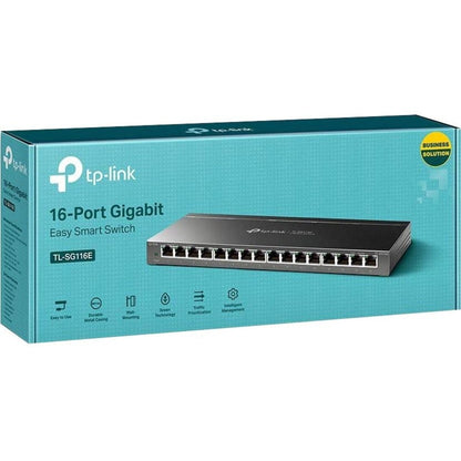 Tp-Link Tl-Sg116E - 16-Port Gigabit Easy Smart Switch - Limited Lifetime Protection