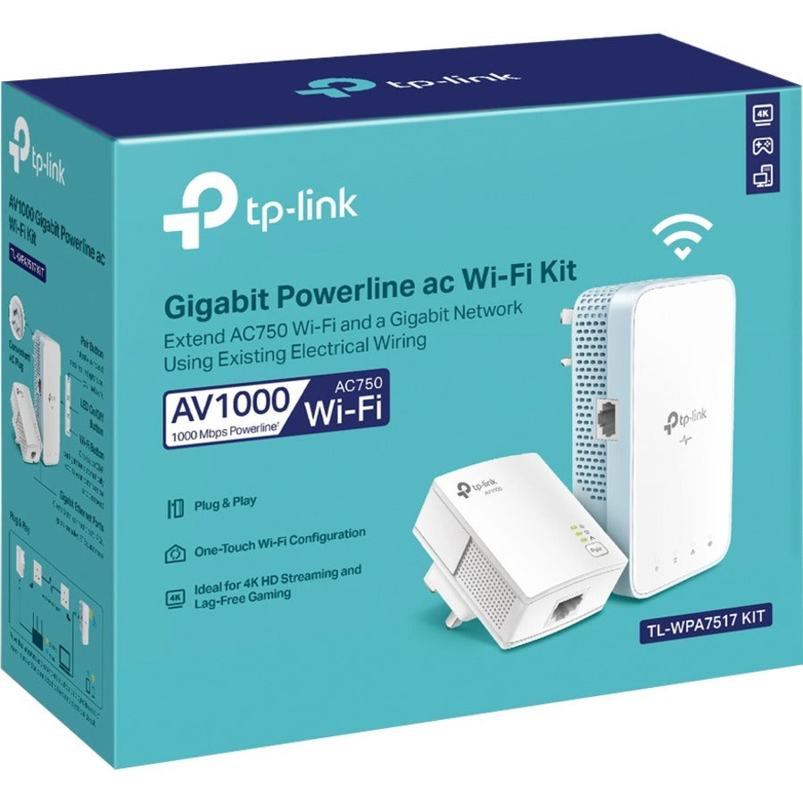 Tp-Link Tl-Wpa7517 Kit - Av1000 Gigabit Powerline Ac Wi-Fi – TeciSoft