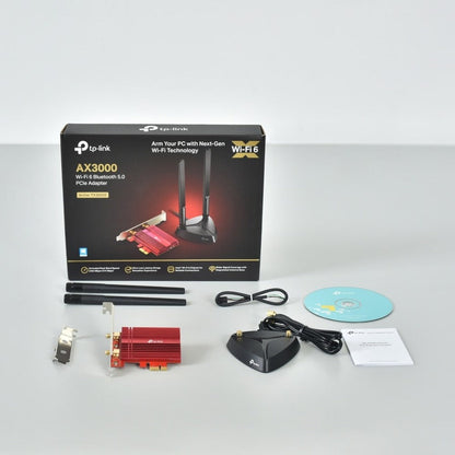 Tp-Link Tx3000E - Wifi 6 Ax3000 Pcie Wifi Card - 802.11Ax Dual Band Wireless Adapter With Mu-Mimo ARCHER TX3000E