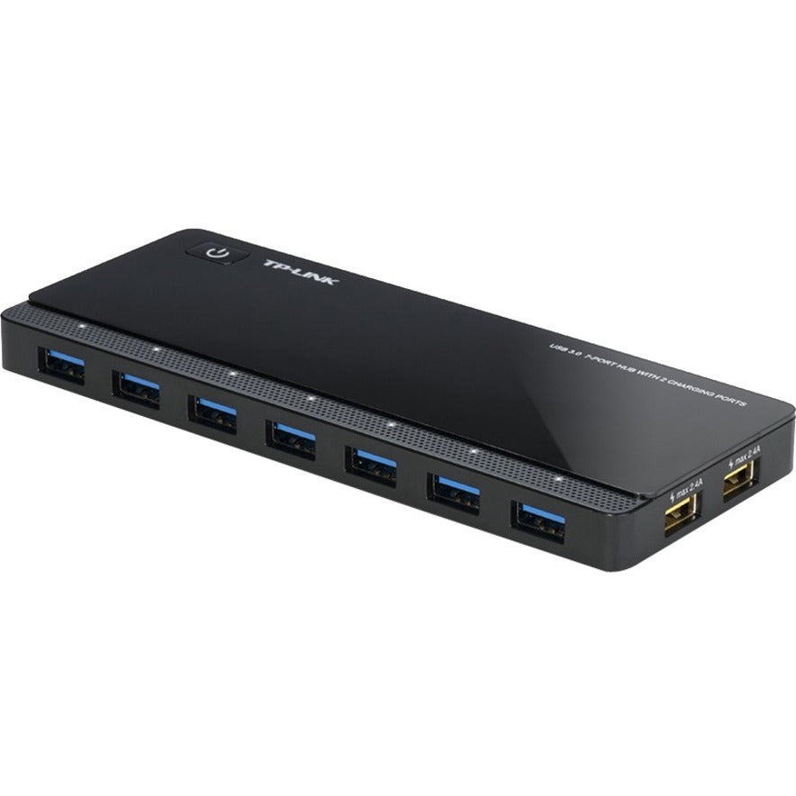 Tp-Link Uh720 - Powered Usb Hub 3.0 With 7 Usb 3.0 Data Ports And 2 Smart Charging Usb Ports